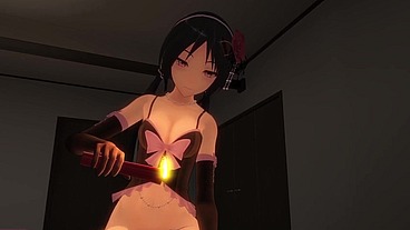 POV gets candle waxed by an anime Mistress