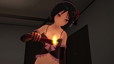POV gets candle waxed by an anime Mistress