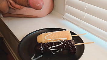 Starting the New year with Cum covered Cocksicles!