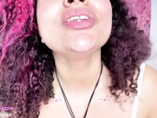 Vore ASMR Eating Gummy Worms Close-Up