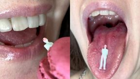 Giantess Cookie Trap : Licked, Sucked & Swallowed Whole