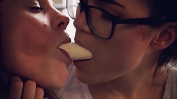 teens kiss