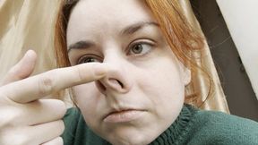 Nose picking, nostrils, boogers!