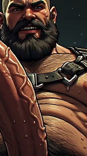 Kinky Leather Bulls Art