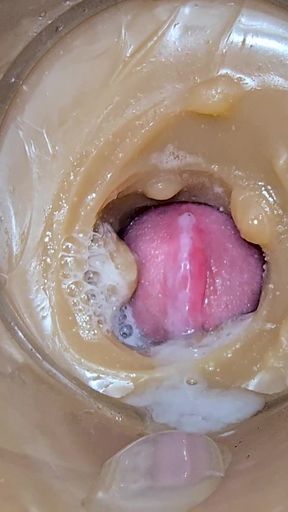Camera Inside Deep Captures Huge Ejaculation of Sperm 2 Times
