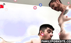 FamilyPornSite.com - Brody Kayman's allure captivates as he strokes his hairy ass