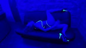 Masturbation in ultraviolet light)