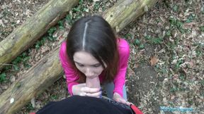 Public Porn Sexy jogger fucked in the woods