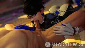 Bayonetta Pleasures Dante with Sensual Blowjob Magic – Epic Hentai Moment