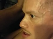 Selfsuck cum swallow