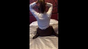 cogiendo despues de clases, primera vez de colegiala.