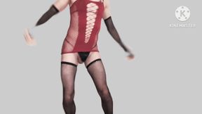 Sexy Crossdresser Trans Shemale Dancing Erotic