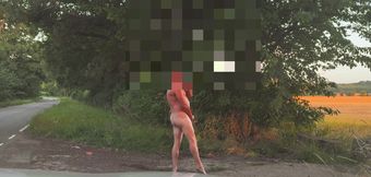 Showing off my tan naked in public