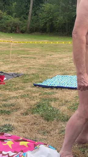 Stroking your cock at a music festival is a YES at Fuck-A-Palooza