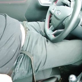 Horny in the Car 1 cock Rings