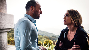 Helpless petite blonde MILF gets pounded by a cunning mature stud