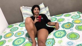 My stepbrother comes to my room to give me a delicious fuck