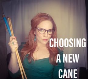 Choosing the new cane