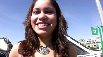 Petite Venezuelan pornstar Laura Moreno shares her first tender anal moment