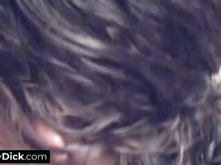 This babe can't live out of each second of this petite ramrod blow job