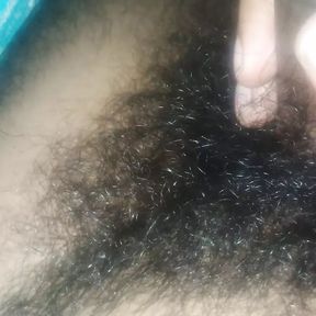 Indian style masterbate with Big black cock