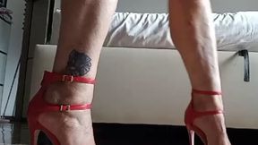 My red sandals