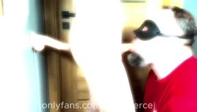 Cum inside me daddy Femboy dildo fucks step daddy raw sloppy blowjob
