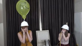 Alice and Lauren Compete in a Sex Trivia Game with Balloons (MP4 - 1080p)