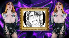 Stupid male ahegao goon-clown - porn addiction , gooner, gooning