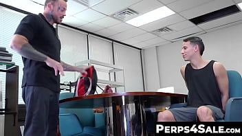 Perps4Sale.com - Sean Duran &amp_ Des Irez - Inked gay stud Dez Irez rides hunk officer Sean Duran dick
