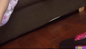 Yuki Mizuho gives a deepthroat blowjob before getting fucked hard