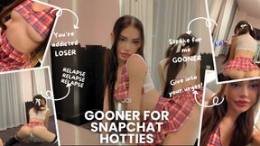Gooner for hot snapchat girls!