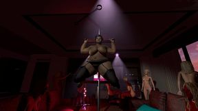 pov black bbw samantha in a bdsm bachelorette party