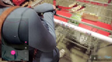 Asian Cutie Remote Vibe Walk Gushes Pussy Juice Public Creampie Flood