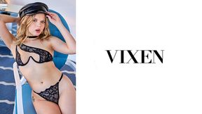 Frail blonde Coco Lovelock riding cock and being a whore