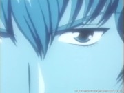 Busty japanese anime teen takes hard dick