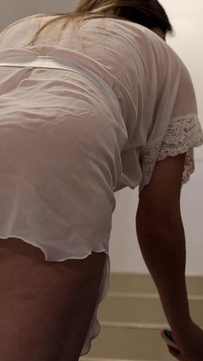 A Stepmother Knows How to Do More Than Just Fuck... She Also Knows How to Keep the House in Perfect Order.