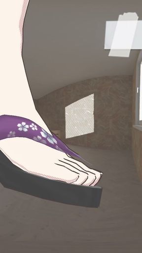Lick my feet Animation Hentai Novel Style The Goddess's Realme Episode 1   Clip 1