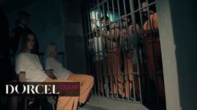 Intense Dp With A Prisoner With Blanche Bradburry