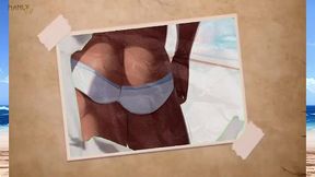 step gay dad series - surfs up - clothing optional!