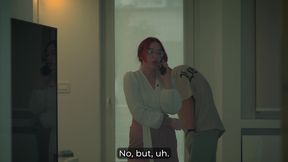 Step Mom Shares Bed with Step Son in Hotel - Creampie Shock!