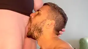 Face Fucked & Cum Facial After Eating My Cum Off His Dick