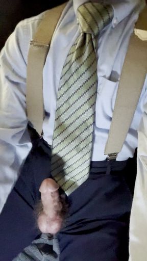 Jerking in suit