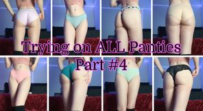 Trying on ALL Panties Part #4