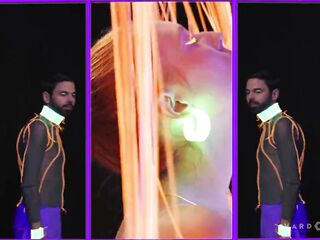 NEON TEAM FUCK - Sexy Wax and Hard Schlongs Bless Small Kiara's Hairless Marvelous Vagina