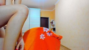 black panties, rope bondage, dildo, pussy, booty