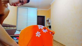 black panties, rope bondage, dildo, pussy, booty