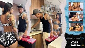 Plumber teaches MILF anal pleasure