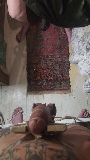 Unholy Crucifix Ballbusting