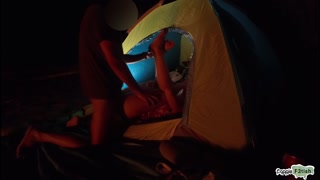 MY WIFE IS IN THE TENT COME FUCK HER? REAL STRANGER AWAKENS SLUT 3SOME SPECIAL 10K SUBSCRIBERS